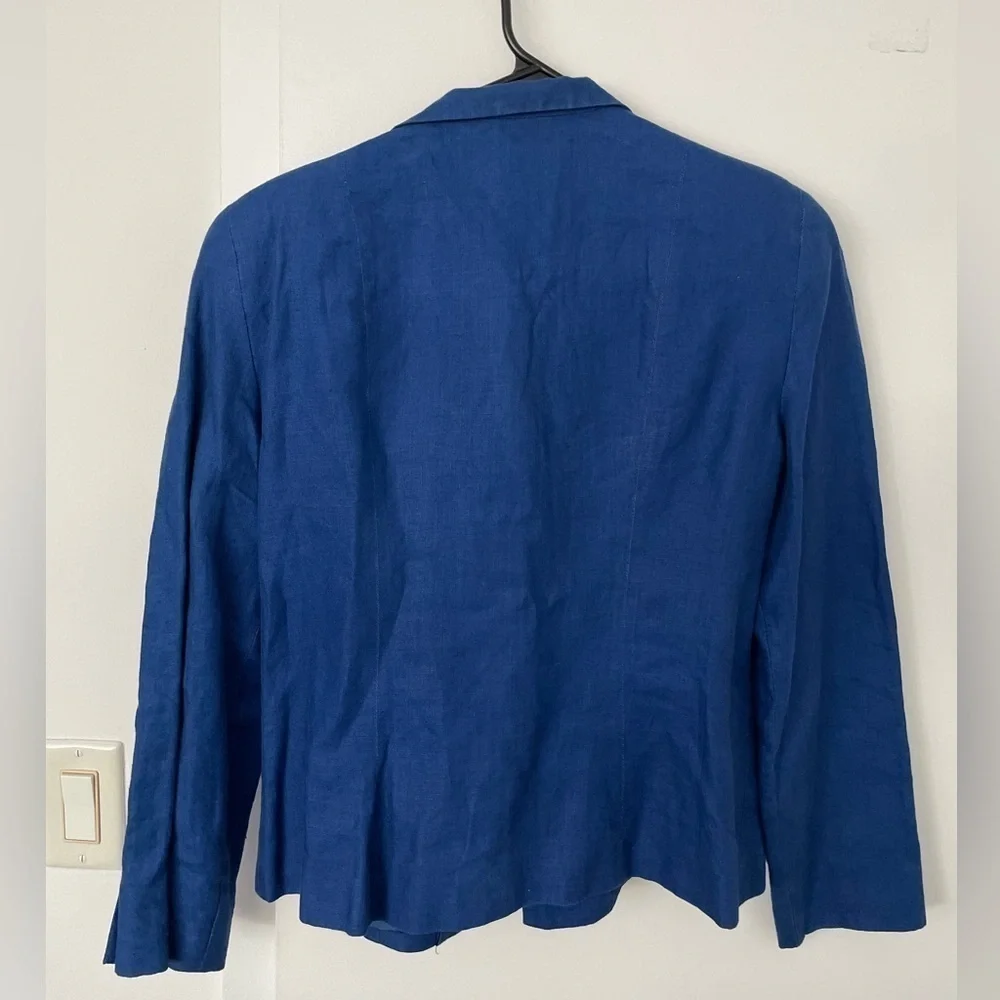 Christian Dior vintage linen cotton blend blazer jacket M
